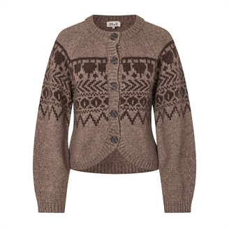Baum und Pferdgarten Colin Cardigan Brown Fair Isle