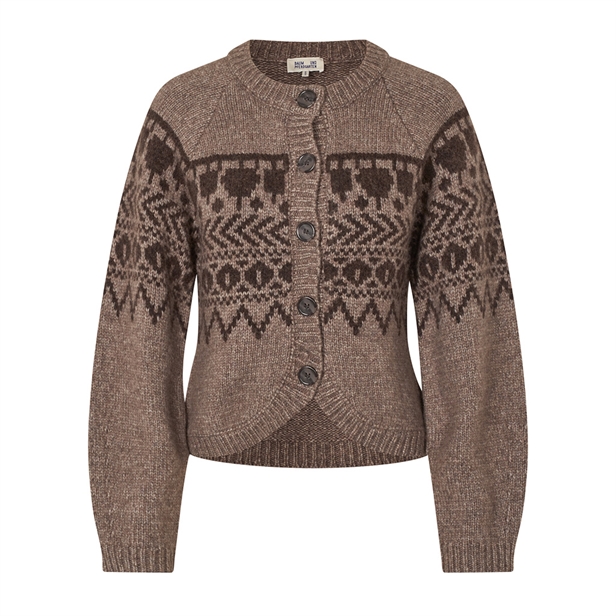 Baum und Pferdgarten Colin Cardigan Brown Fair Isle