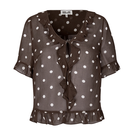 Baum und Pferdgarten Madicen Blouse Coffee Bean Dots