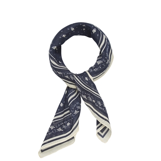 Becksöndergaard Fleur Cotta Scarf Navy Blazer
