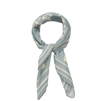 Becksöndergaard Vilde Cotta Scarf Silver Blue