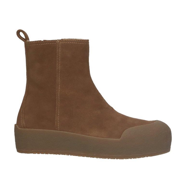 Pavement Katrin Ankelstøvle Taupe suede