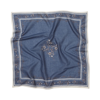 Becksöndergaard Suniflora Cotta Scarf Vintage Indigo