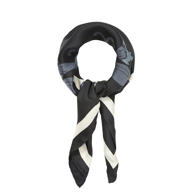 Becksöndergaard Magna Flower Sia Scarf Black