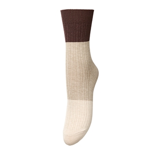 Becksöndergaard Colourblock Bam Sock Birch White