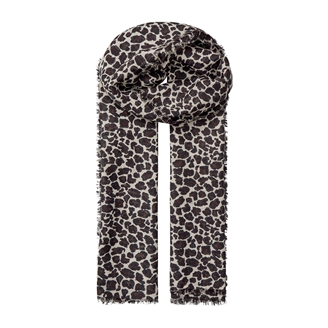 Becksöndergaard Leopa Woo Scarf Light Grey