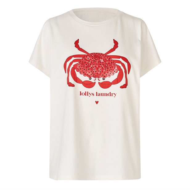 Lollys Laundry RomaLL Crab Tee SS White