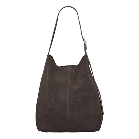 Becksöndergaard Suede Mae Buckle Bag Chocolate Torte