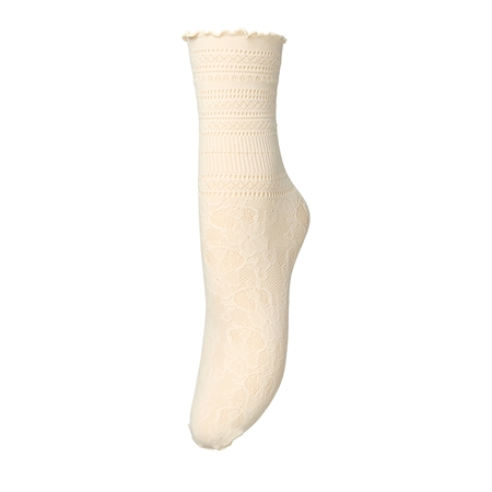 Becksöndergaard Bloom Lace Sock Birch White