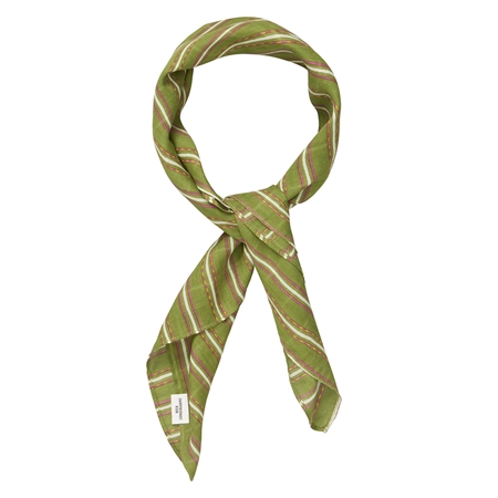 Becksöndergaard Linoa Cotta Scarf Grasshopper Green