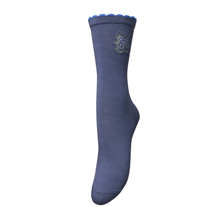 Becksöndergaard Efloria Cotta Sock Vintage Indigo Blue