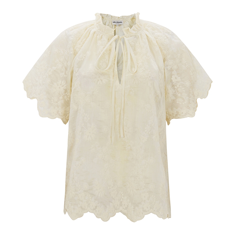 Lollys Laundry KaliLL Blouse SS Creme