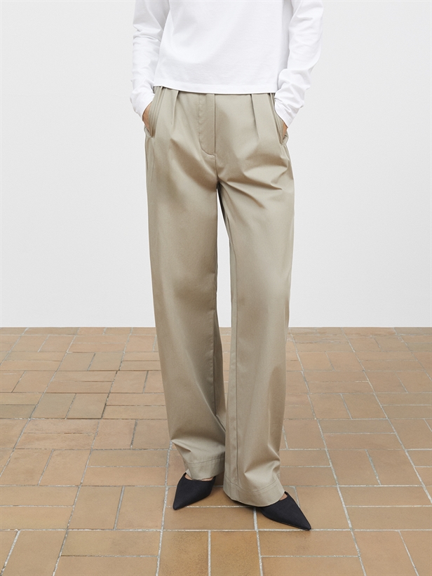 Skall Studio Painter trousers Stone moss