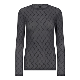 Hype The Detail Mesh Blouse 8 Grey