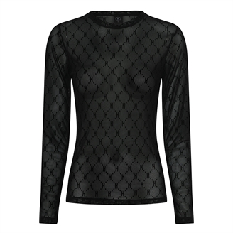 Hype The Detail Mesh Blouse 9 Black