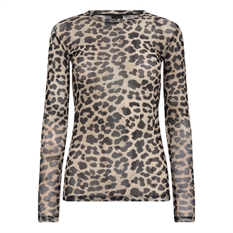 Hype The Detail Printed Blouse W/Print Leopard
