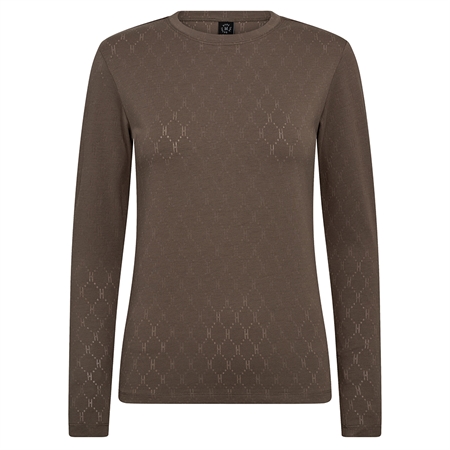 Hype The Detail Tee L/S H-Logo Brown