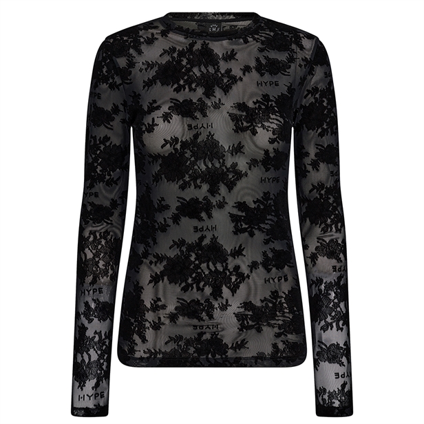 Hype The Detail lace blouse 9 Black