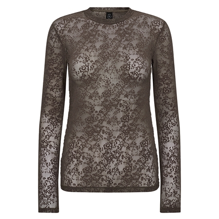 Hype The Detail Lace Blouse Brown