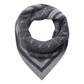 Hype The Detail Triangle scarf 8 Dark Grey Melange
