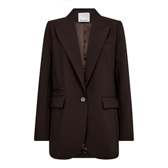 Co'Couture VolaCC Single Oversize Blazer Dark Brown