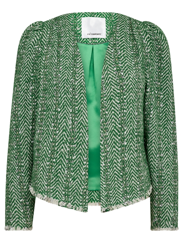 Co\'Couture AlvieCC Boucle jacket Green