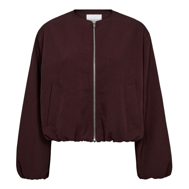 Co\'Couture LunaCC Balloon Zip Jacket Winered