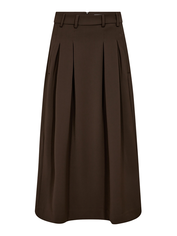 Co\'Couture AnyaCC Pleat Skirt Mocca