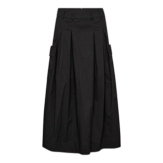 Co'Couture PoppyCC Pocket Pleat Skirt Black