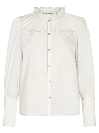 Co'Couture BonnieCC Stitch Shirt White