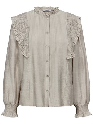 Co'Couture AngusCC Smock Frill Shirt Bone