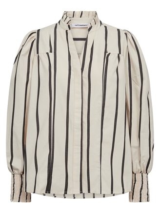 Co'Couture TessieCC Stripe V-Shirt MarciBlack