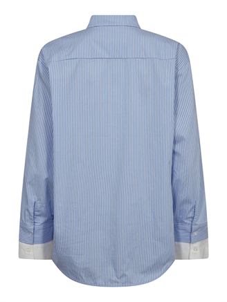 Co\'Couture DoubleCC Cuff Stripe Shirt Pale Blue
