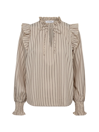 Co'Couture SiggaCC Stripe Blouse Powder