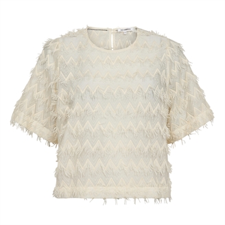 Co'Couture TriangleCC SS Blouse Off White