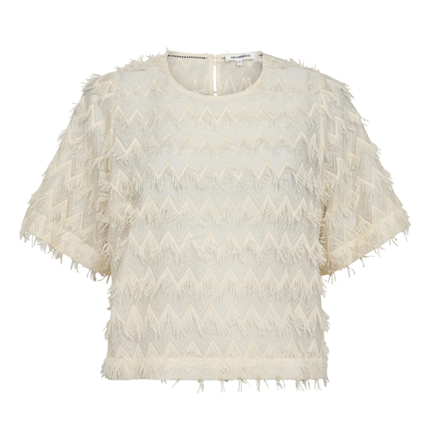 Co\'Couture TriangleCC SS Blouse Off White