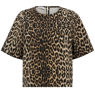Co'Couture LeoCC Denim Blouse Khaki