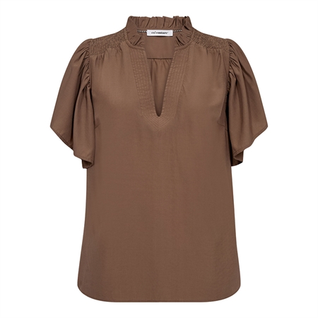 Co'Couture ToraCC Frill V-top Walnut