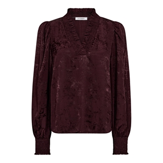 Co'Couture MikoCC V-Blouse Plum