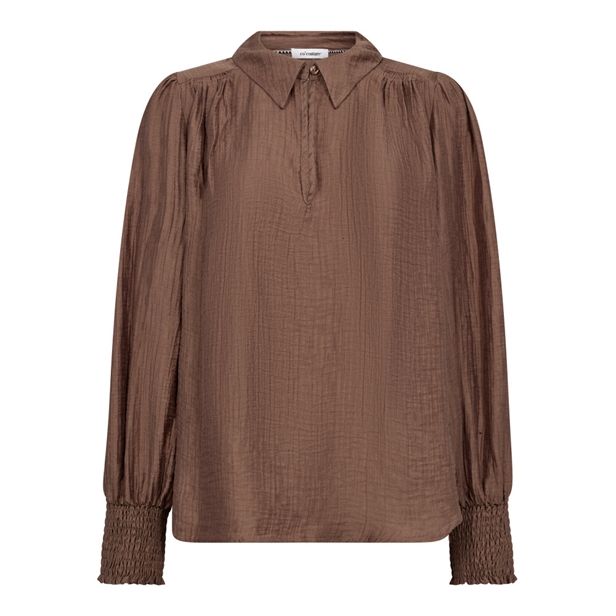 Co\'Couture TassyCC Collar Blouse Walnut
