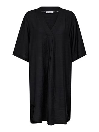 Co'Couture CarynCC Pleat Tunic Dress Black