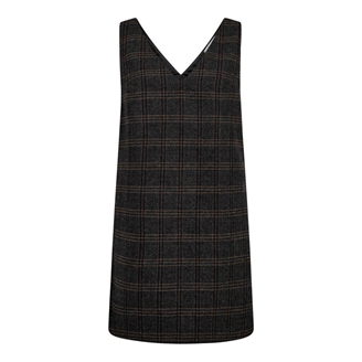 Co'Couture ValerieCC Spencer V-Dress Dark Grey