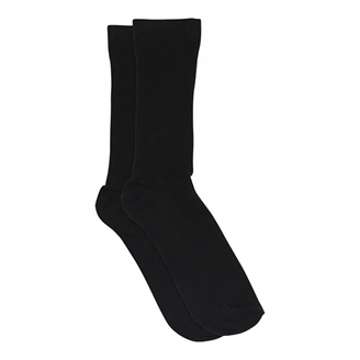 MP Denmark 50104, 8 Fine cotton rib socks Black