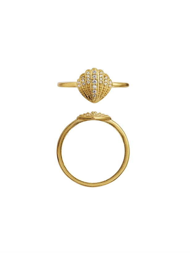 Stine A Vintage Shell Ring Guld