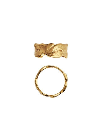 Stine A Gold Splash Lava Ring Guld