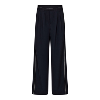 Co'Couture AminaCC Split Panel Pant Navy