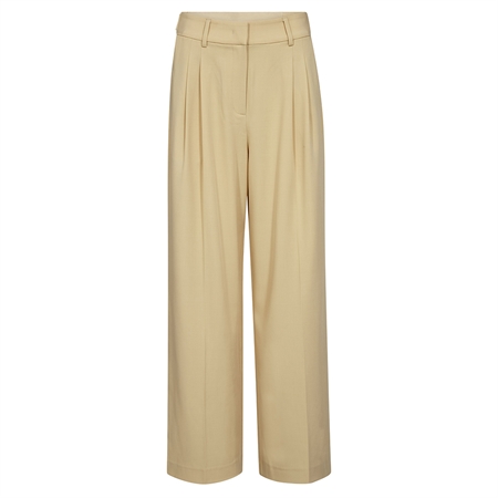 Co'Couture NilanCC Pleat Pant Pale Yellow