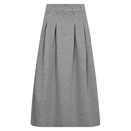 Co'Couture LanceCC Pleat Skirt Grey Melange