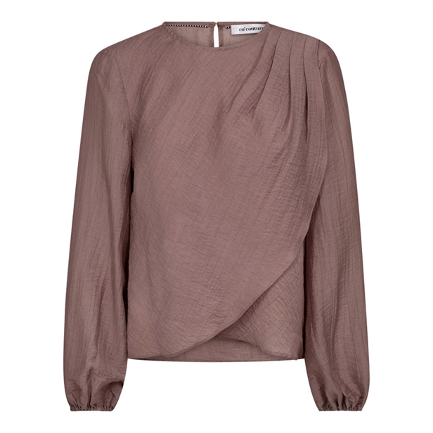 Co\'Couture ConnyCC Drape Blouse Old Rose