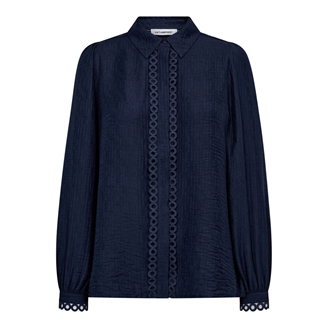 Co'Couture TassyCC Lace Shirt Navy